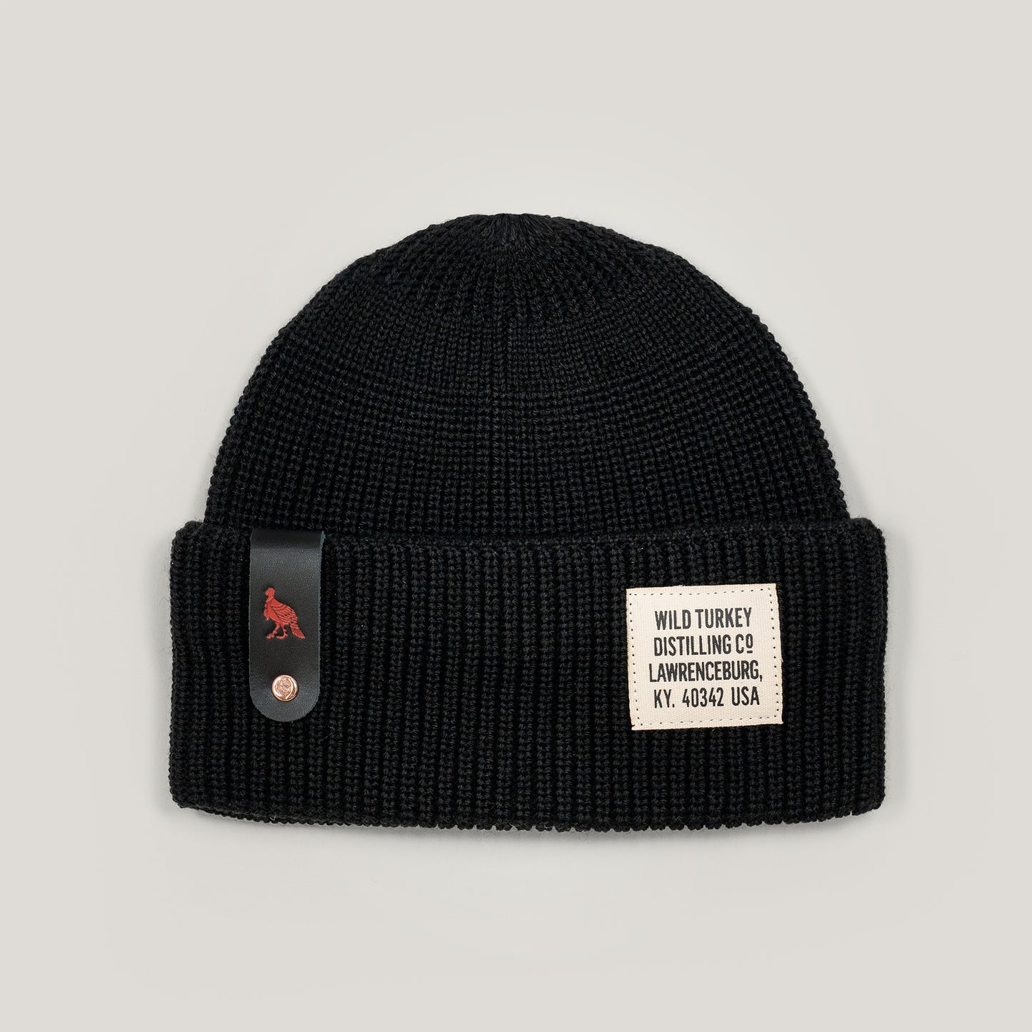 Black Cable Knit Beanie