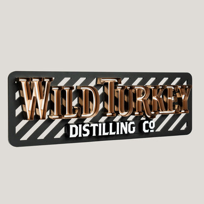 Wild Turkey Distilling Co Wall Sign