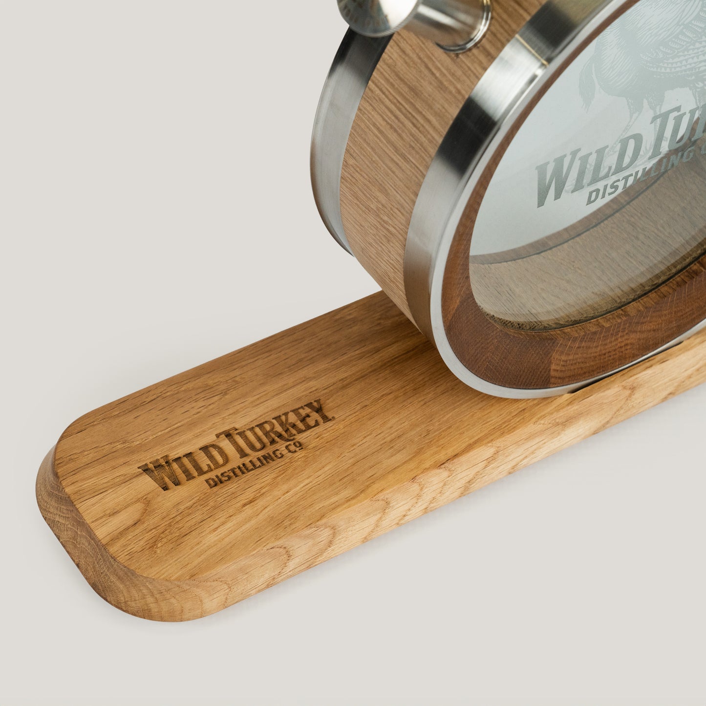 Handcrafted American Oak Whiskey Barrel Decanter