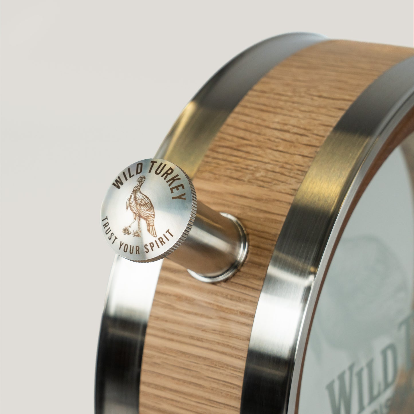 Handcrafted American Oak Whiskey Barrel Decanter