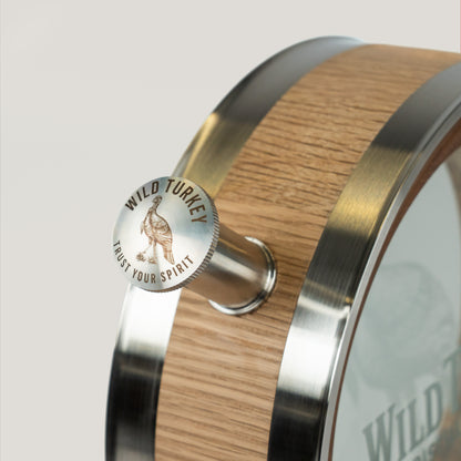 Handcrafted American Oak Whiskey Barrel Decanter