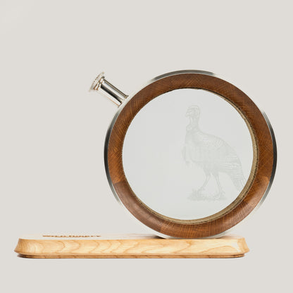 Handcrafted American Oak Whiskey Barrel Decanter