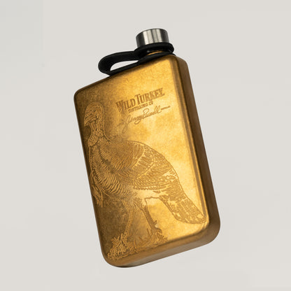 Limited Edition Jimmy's Anniversary Gold Hip Flask