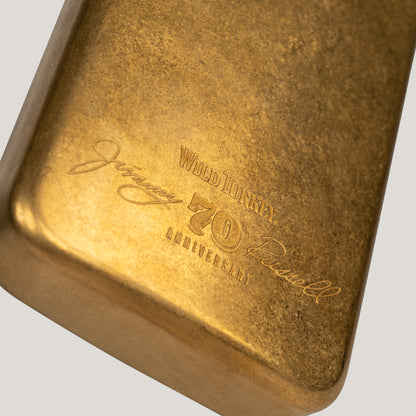 Limited Edition Jimmy's Anniversary Gold Hip Flask